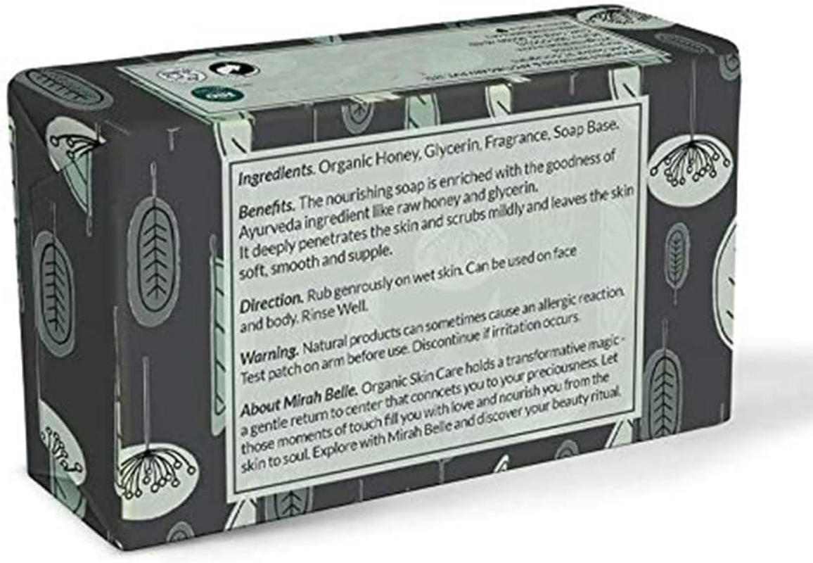Mirah Belle - Black African Soap Bar (Pack of 3-75 GM) - Organic, Vegan and Natural - Best for Acne - 225 Gm image number 1