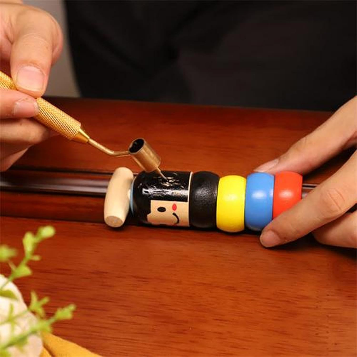 Fluid Writer Pen, Aluminium Detailing Pen, Precision Paint Pen, Touch-Up Fluid Pen, Detailing Fluid Writer, Precision Touch up Paint Refillable Detailing Fluid Pen for Metal Scratches, Water Cup image number 2