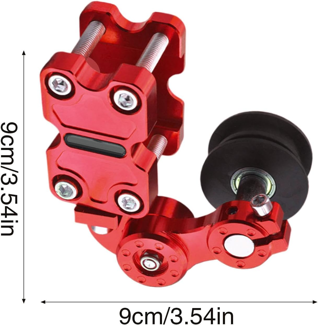 Motorcycle Chain Tensioner Tool | Automatic Motorbike Chain Adjuster Tensioner | Modified Chain Adjuster Tool for Riding, Motorcycling Gear for Men - Black image number 4