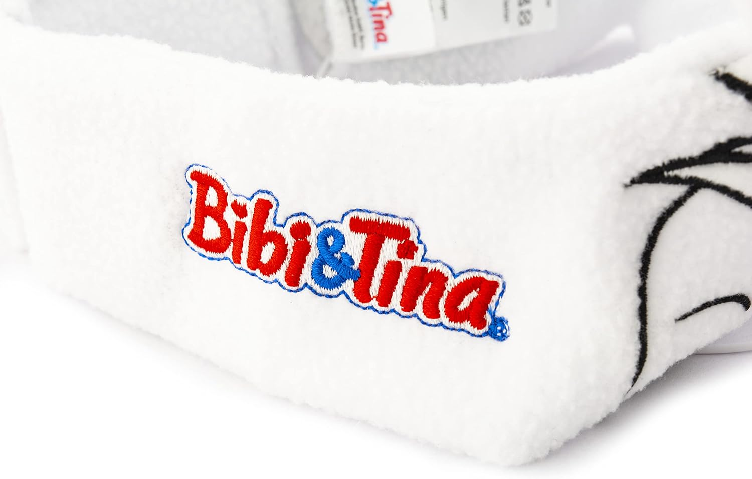 Bibi&Tina Headband Headphones, Sleeping Mask for Kids with Sabrina the Cartoon Hero - Comfortable Thanks to Soft Fleece, No Pressure on the Ears - Volume Limiter - Ideal for Travel image number 1