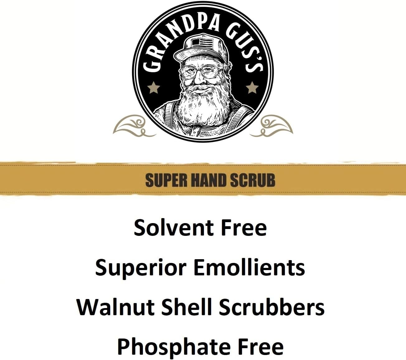 Grandpa Gus'S Super Hand Scrub, Walnut Shell Scrubbers, Natural Handsoap, Degreaser for Automotive Mechanics & Constructors, 1 Gallon image number 5