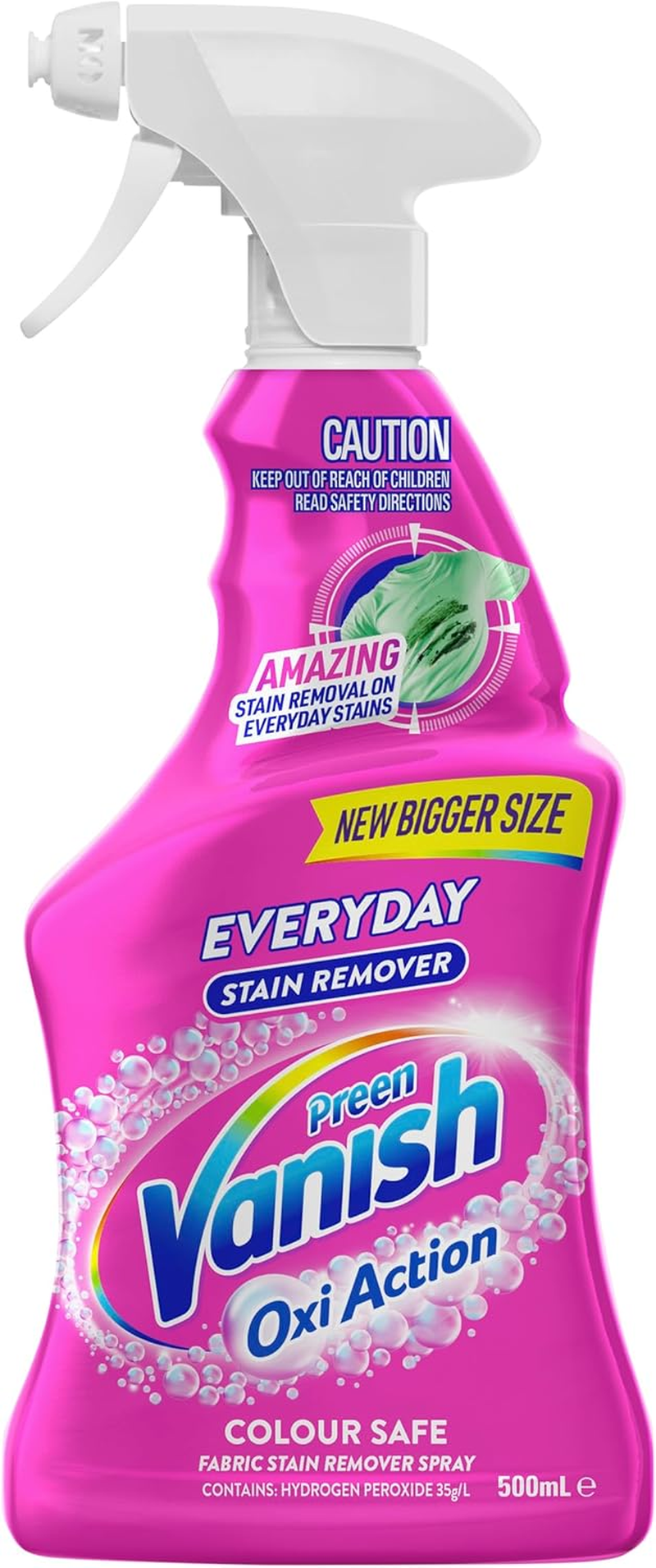 Vanish Preen Oxi Action Everyday Stain Remover Spray 500Ml image number 2