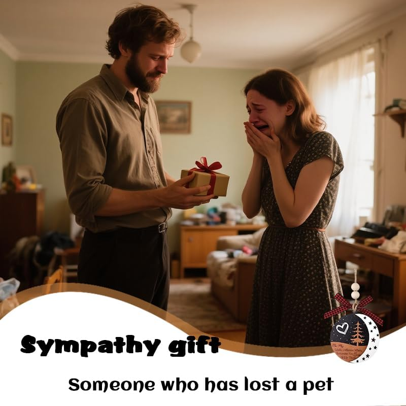 Memorial Christmas Ornaments for Loss of Loved One Remembrance Comfort Sympathy Gifts for Loss of Mom Dad Condolences Gifts for Bereavement Grief Memory Gift Ideas Funeral Ornament for Deceased Mother image number 4