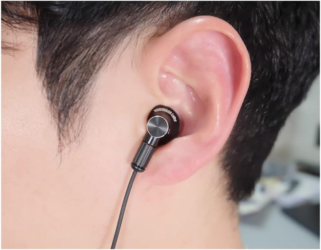 Wisetech NOBUNAGA Labs MMCX Compatible In-Ear Earphones, Silver image number 2