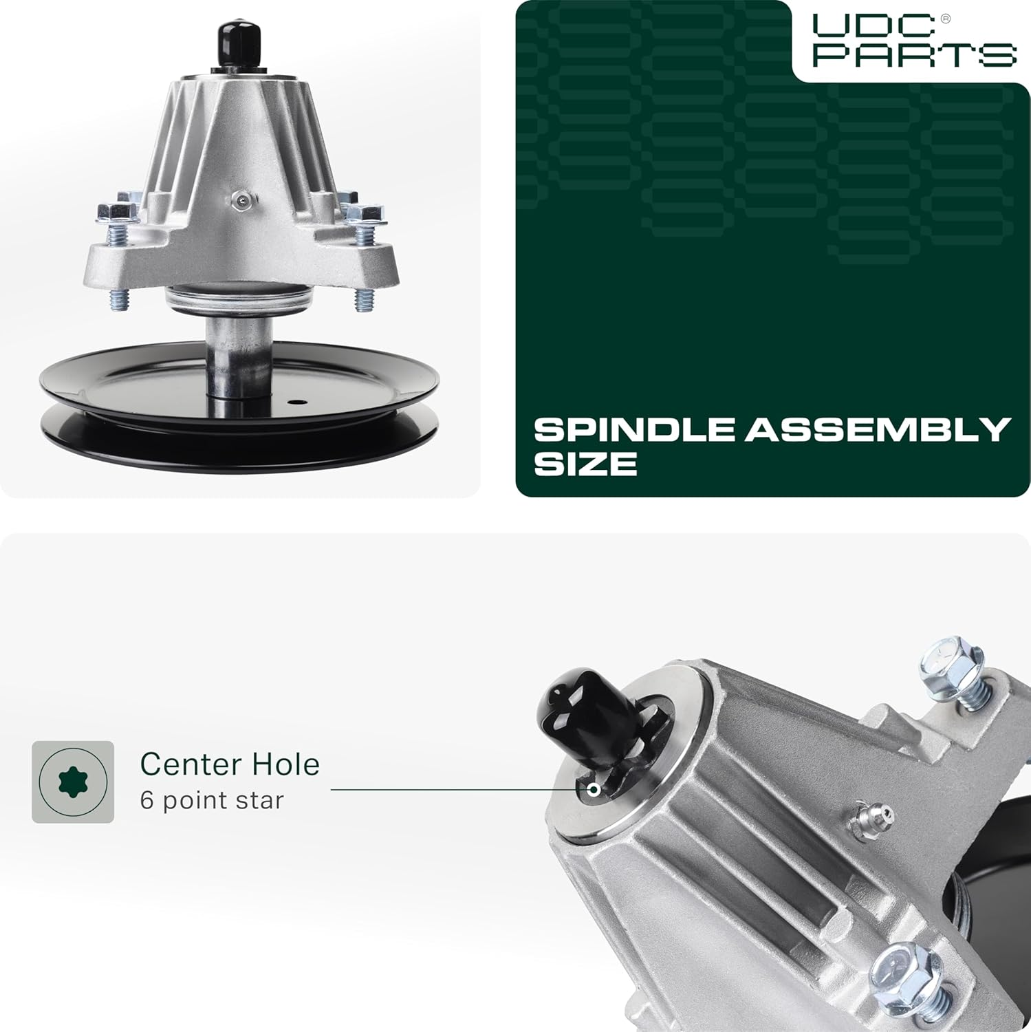 UDC Parts 918-06976A Spindle Assembly / 42 Inch Deck/For MTD Cub Cadet 618-06976 918-06976 918-06976A LT42 LT42C LX42 XT1-LT42 image number 5