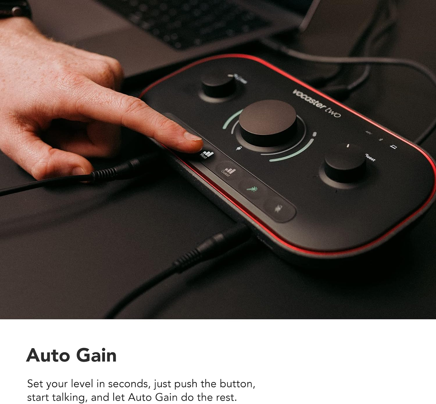 Focusrite Vocaster Two Podcasting Audio Interface for Recording image number 3