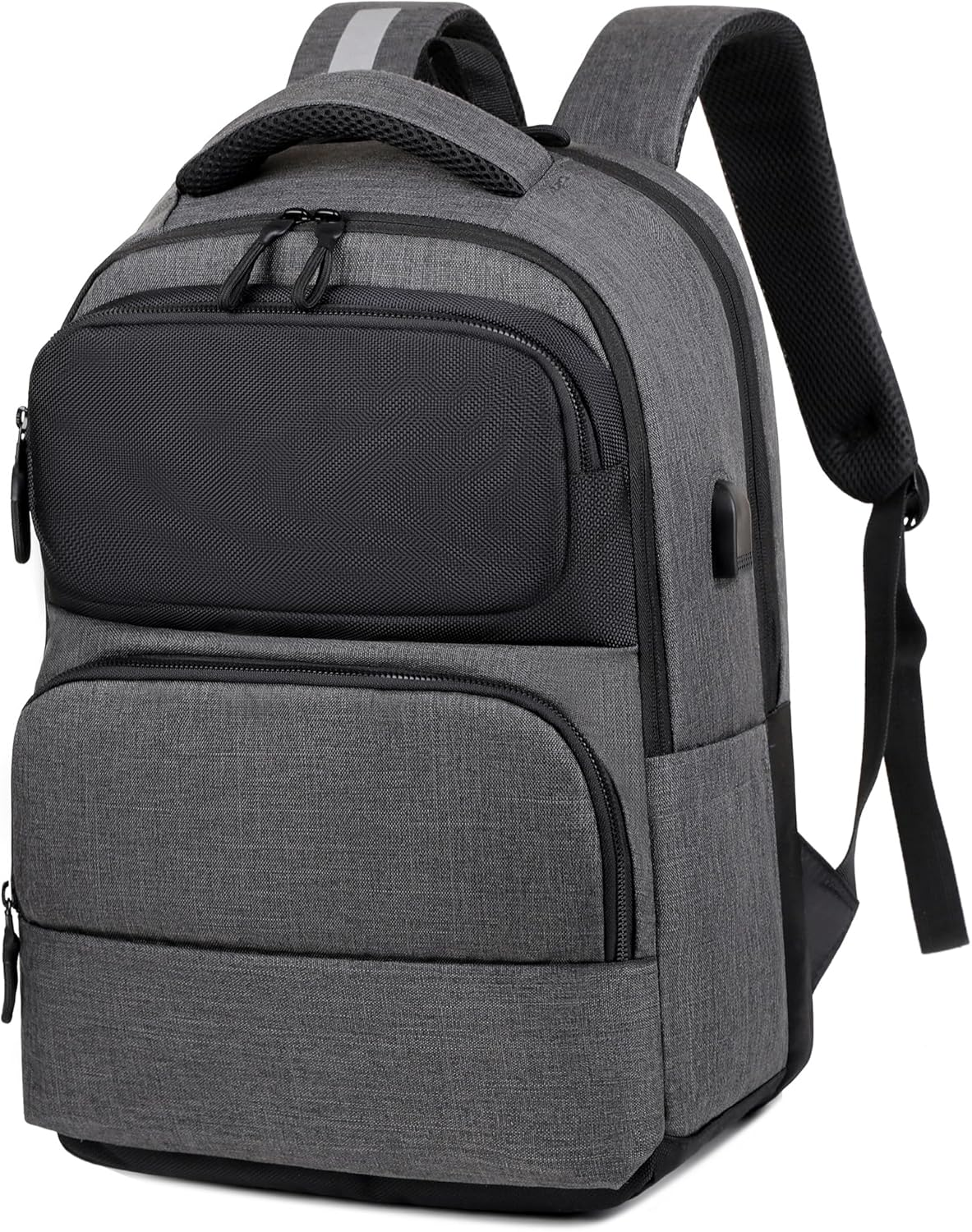 Laptop Backpack,Business Travel anti Theft Durable Laptops Backpack with USB Charging Port,Water Resistant College School Computer Bag for Women & Men Fits 15.6 Inch Laptop and Notebook image number 2