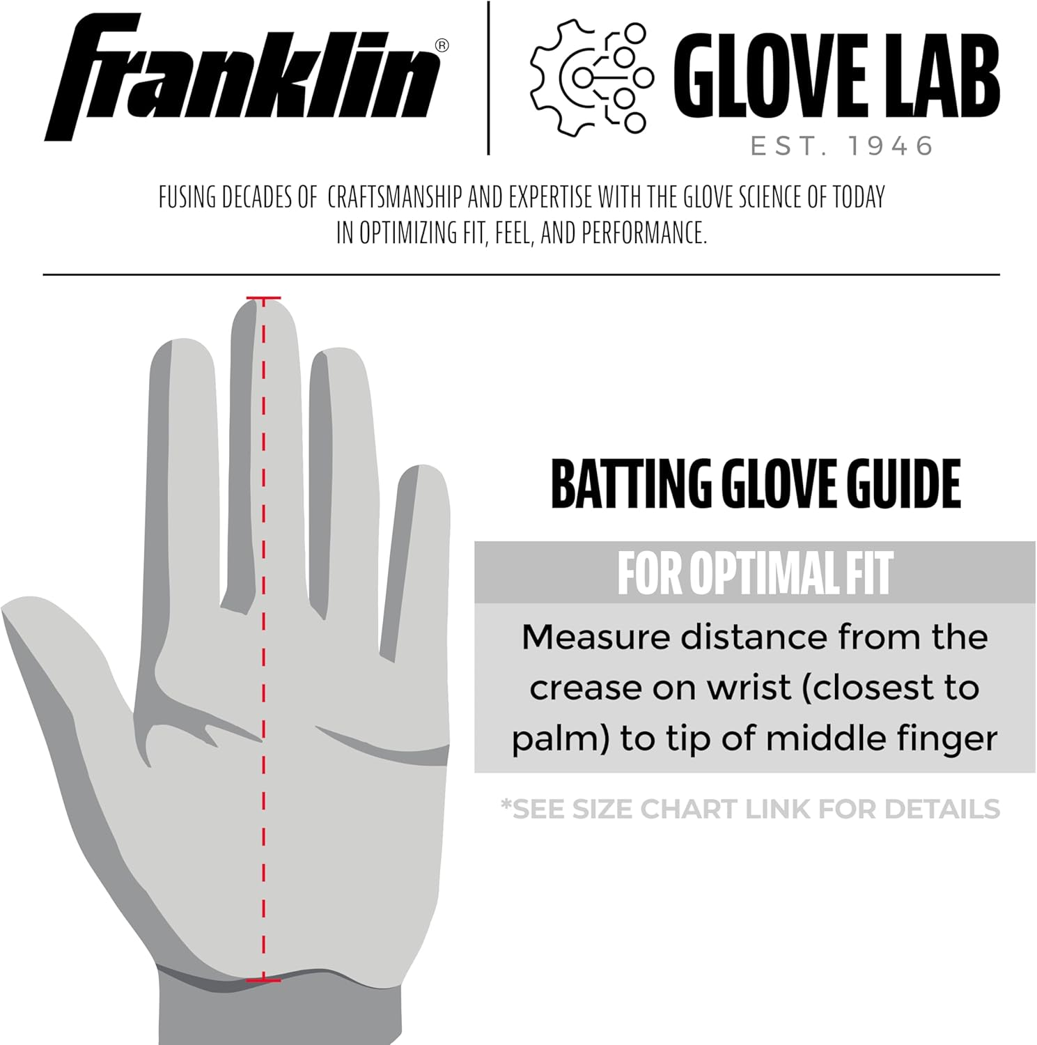 Franklin Sports Aura CFX Pro Adult Batting Gloves image number 3