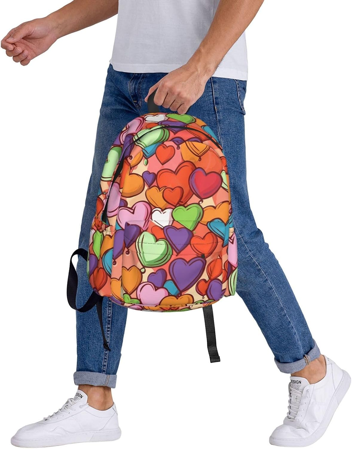 LKVNSWERT - Travel Backpack for Men and Women, Travel Backpack for 15.6 Inch Laptop, Casual Daypack for Weekend