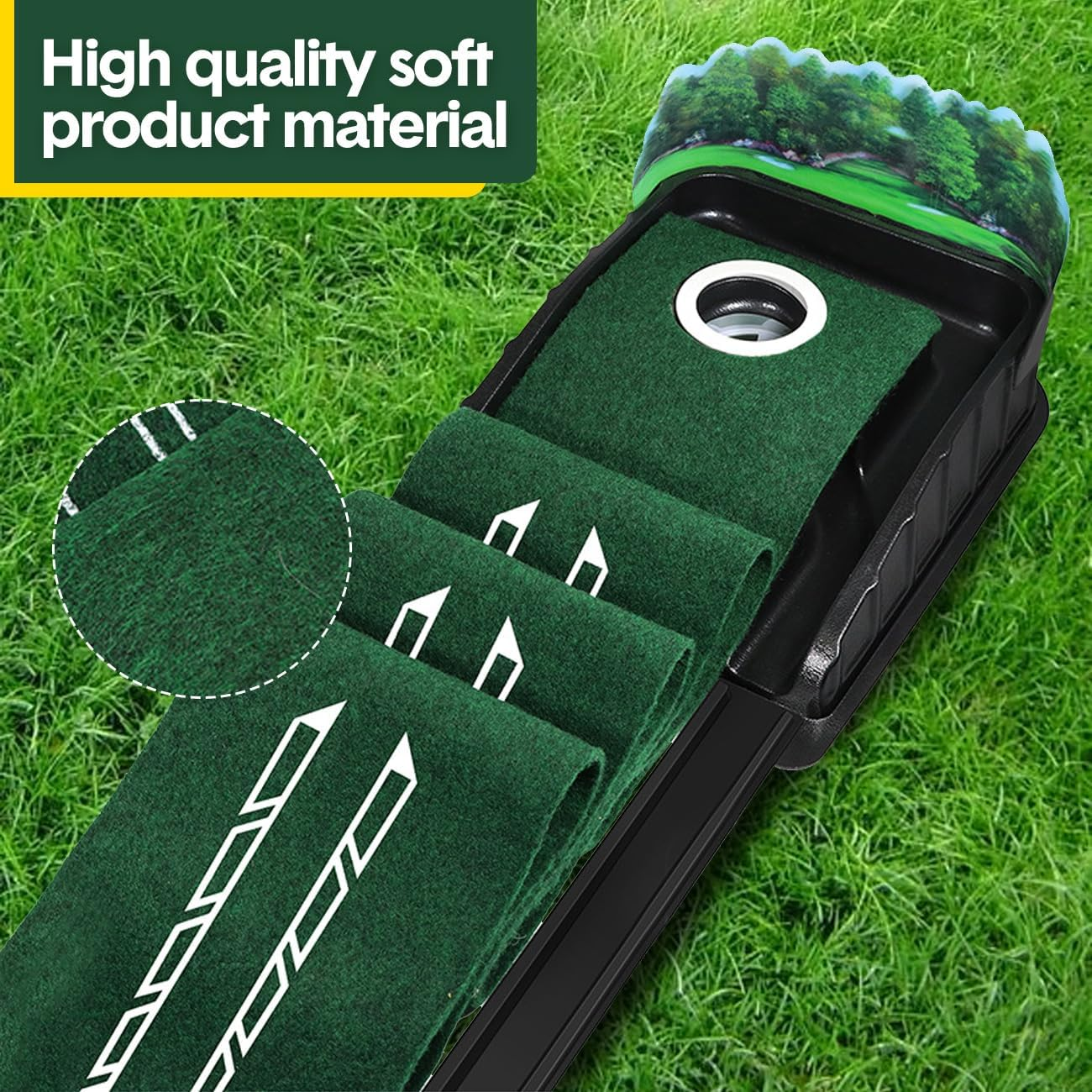 Aumerage Golf Practice Bundle - Indoor/Outdoor Training Aids to Improve Swing Accuracy & Ball Speed for All Skill Levels image number 6