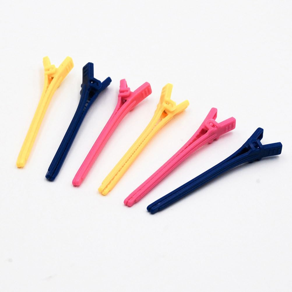 Healeved 50 Pcs Heavy Duty Plastic Hair Barrettes Hair Clips for Salon Styling Accessories image number 3