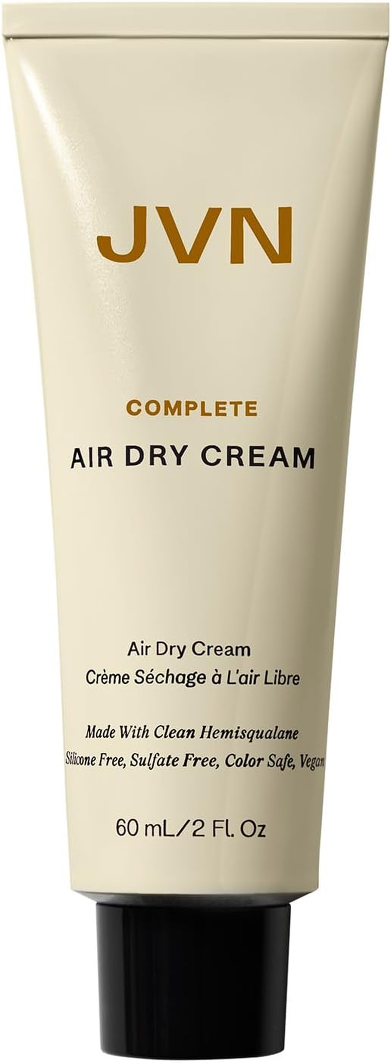 JVN No Heat Complete Air Dry Cream, 2 Fl Oz, Travel Size, Hair Smoothing Cream Enhances Your Natural Texture, Curl Cream and Wavy Hair Products, Silicone Free image number 3