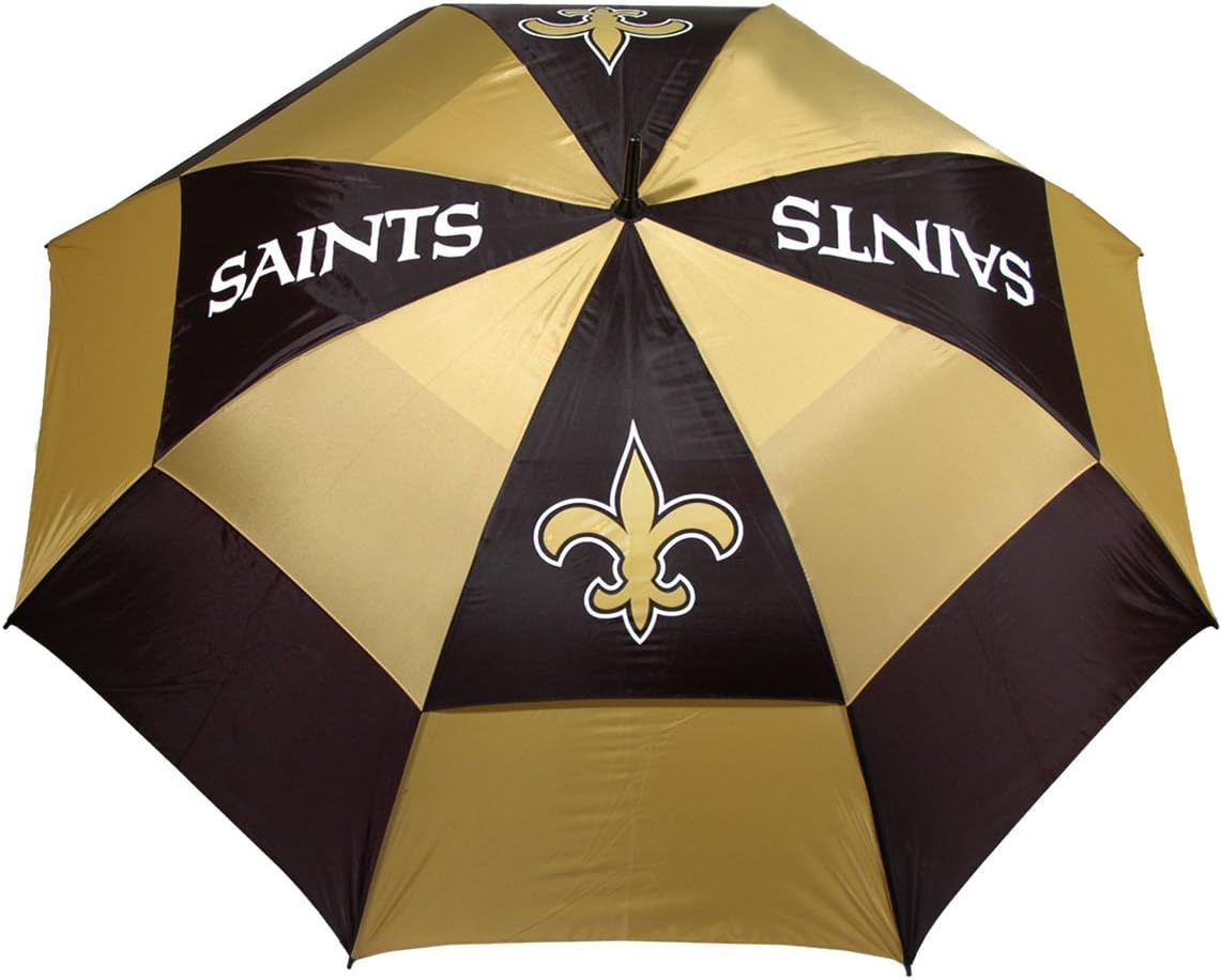 Team Golf NFL 62" Golf Umbrella with Protective Sheath, Double Canopy Wind Protection Design, Auto Open Button image number 2