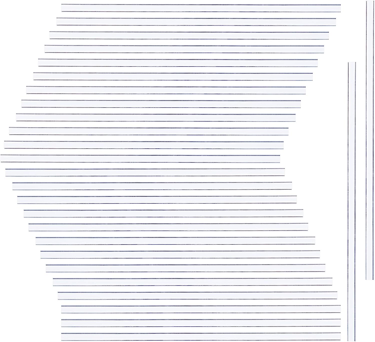 WARFEL 50 Pieces Acrylic Lollipop Sticks, Clear Cake Pops for Candy Dessert Chocolate Handmade DIY (4 Inch(3Mm Diameter)) image number 6