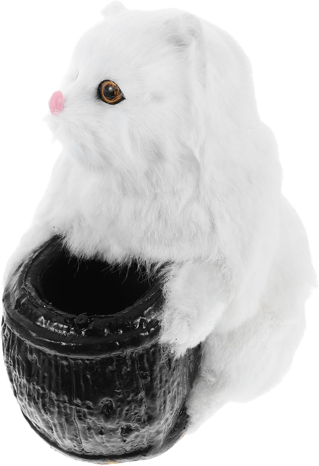 HYTROVE Cute Cat Plush Toy Pen Holder Desk Organizer Multifunctional Decorative Animal Storage Lifelike Design for Home Office for Cat image number 6