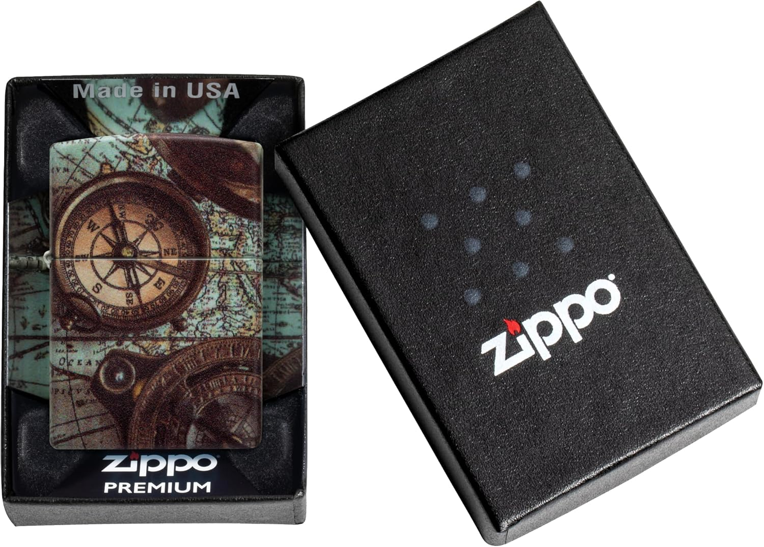 Zippo Compass Design Windproof Lighter, 540 Colour image number 5