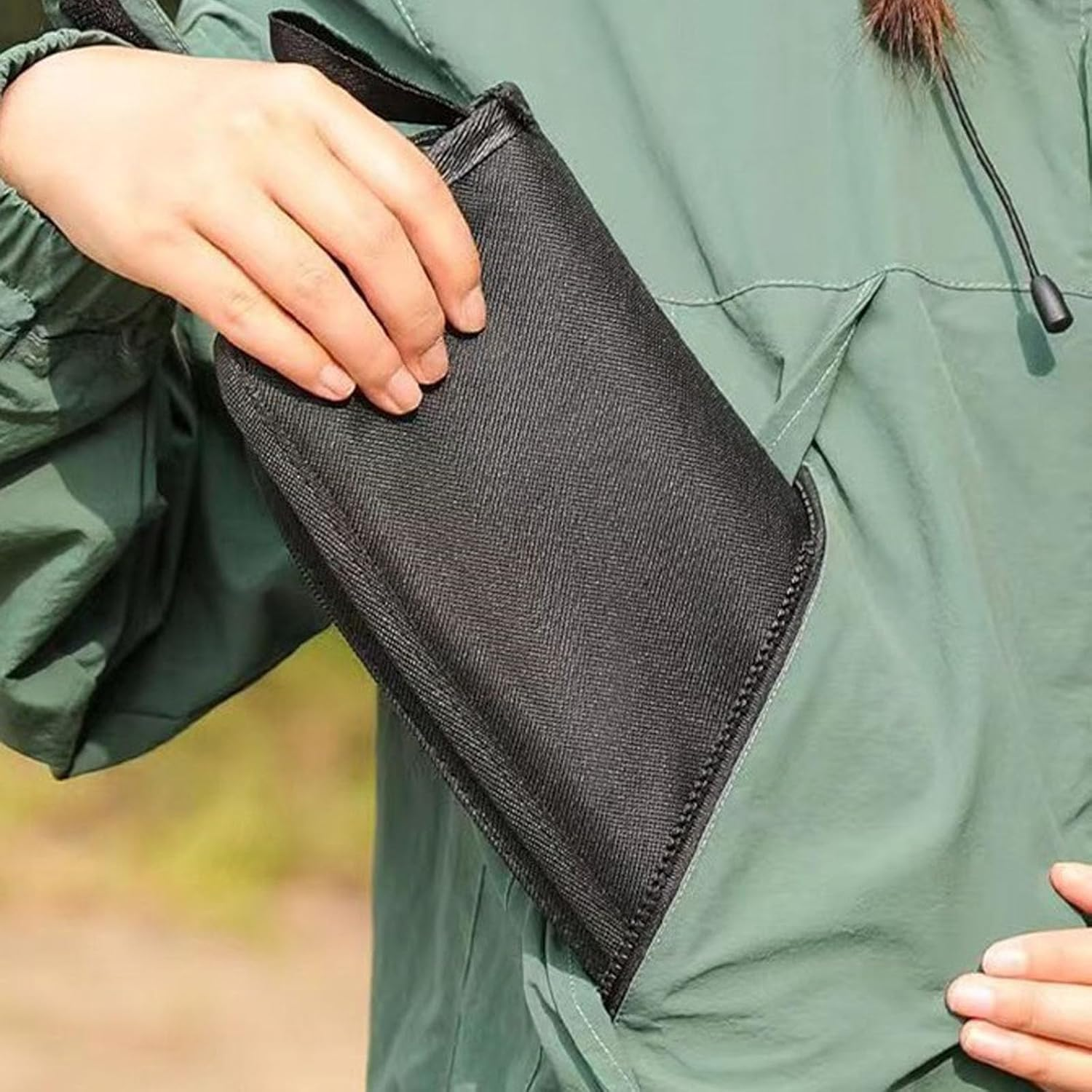 REGODI 12" Portable Folding Stool for Camping, Lightweight Outdoor Seat Supports 260Lbs - Compact Foot Rest for Adults Travel, Hiking, Fishing (Easy Carry & Heavy Duty) image number 1