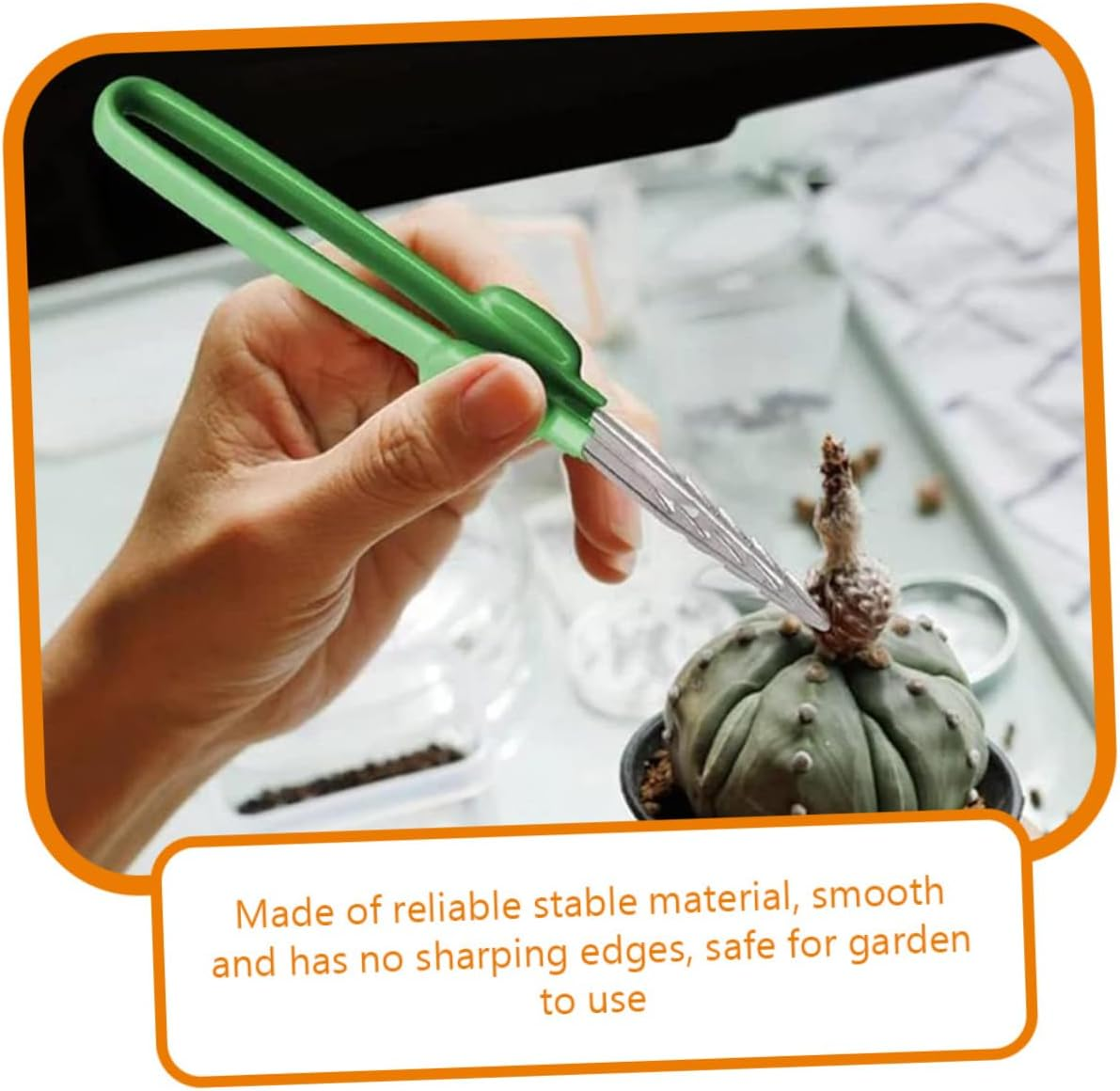 VINTORKY Portable Gardening Tweezer for Plants and Crafts, Multi-Use Garden Tool for Bonsai and Succulent Care, Household Tweezer Tool for Weeding and Object Picking