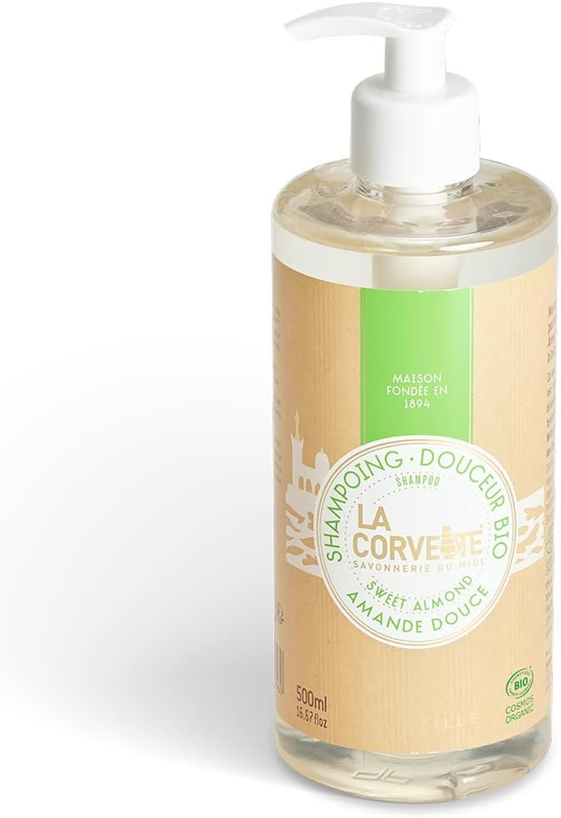 La Corvette Organic Sweet Almond Hair Shampoo 500 Ml image number 2