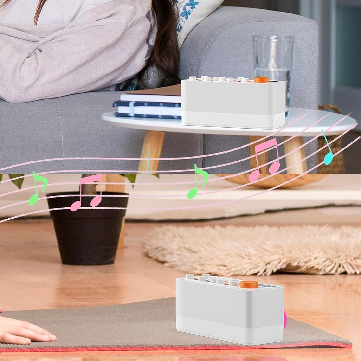 Takoo Sound Machine, Takoo White Noise, Takoo Dreammate 3-In-1 Speaker, Takoo 3 in 1, White Noise Sound Machine Takoo, Mixable 3 in 1 Sleep Aid - Portable Sound Machine (1 PC)