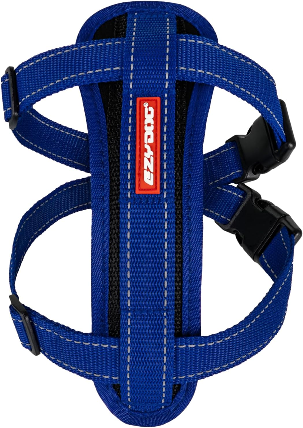 Ezydog Chest Plate Dog Harness - with Free Car Restraint - Best No Pull Harnesses for Small, Medium and Large Dogs - Custom Fit,Reflective, Easy Fit (L, Black) image number 6