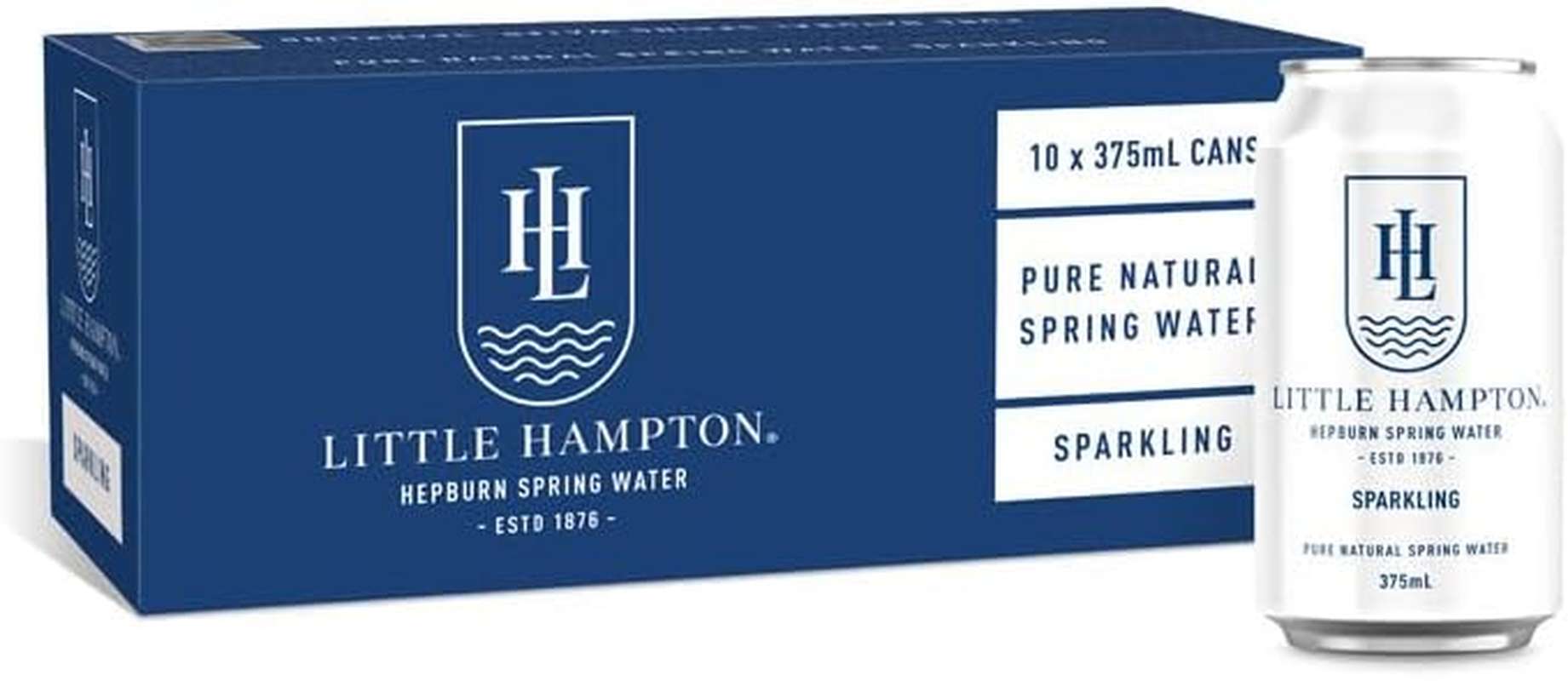 Little Hampton Sparkling Spring Water, 375Ml Cans, 10-Pack, Hepburn Region, Victoria image number 2