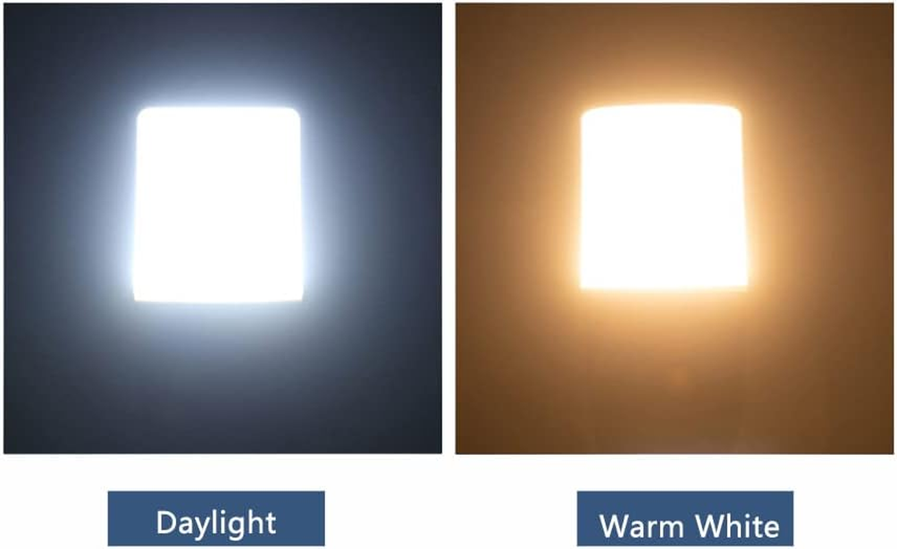 Tubular 6W LED Light Bulbs - 60 Watt Equivalent 600LM, E27 Base Daylight 6500K Non-Dimmable, Pack of 6