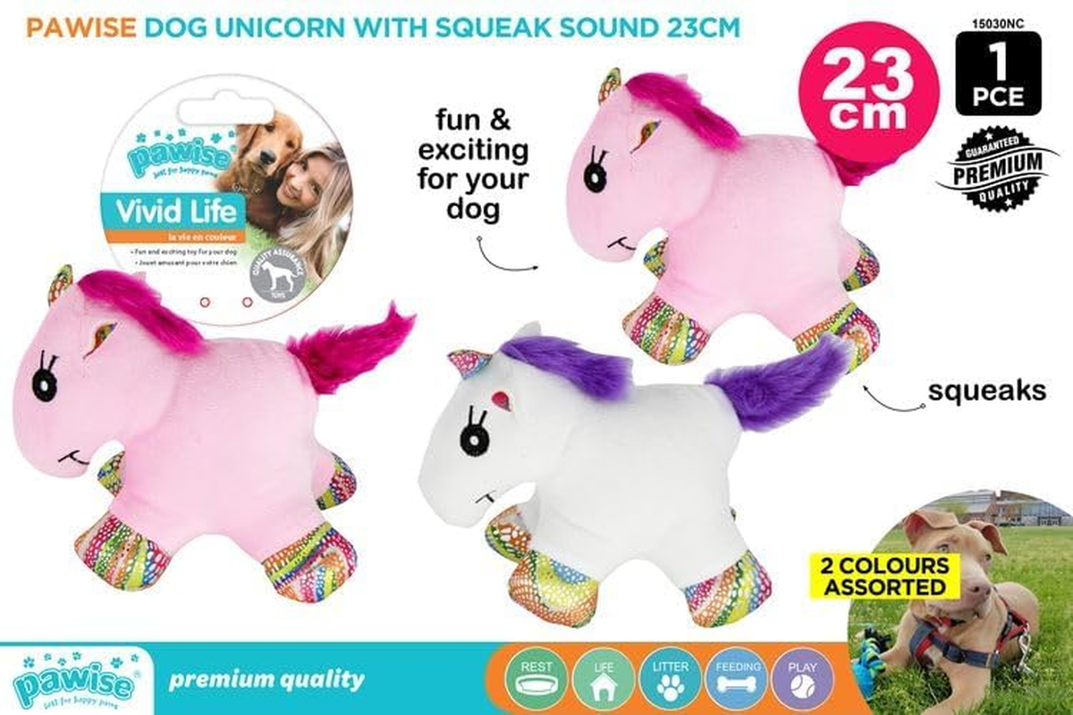 AFP Dog Toy Unicorn with Squeaker image number 1