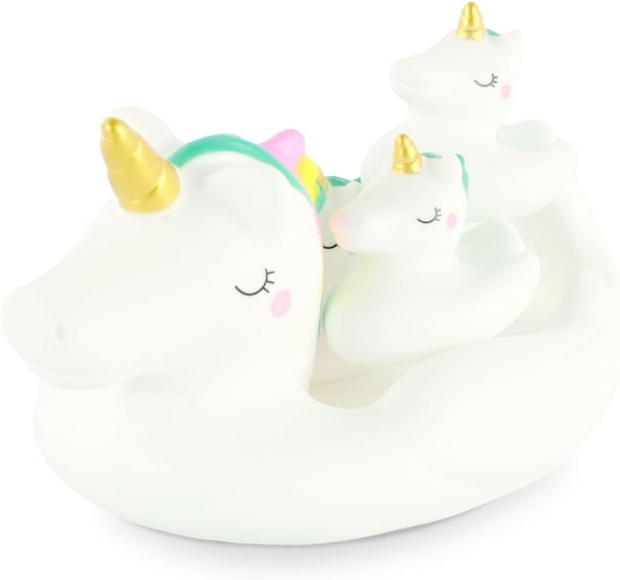 Keycraft Unicorn Family Bath Toy Set, Colourful Floating Unicorns for Sensory Play, Safe and Non-Toxic, Encourages Imaginative Water Play, Suitable for Ages 12 Months and Above, Ideal Bath Time Fun image number 2