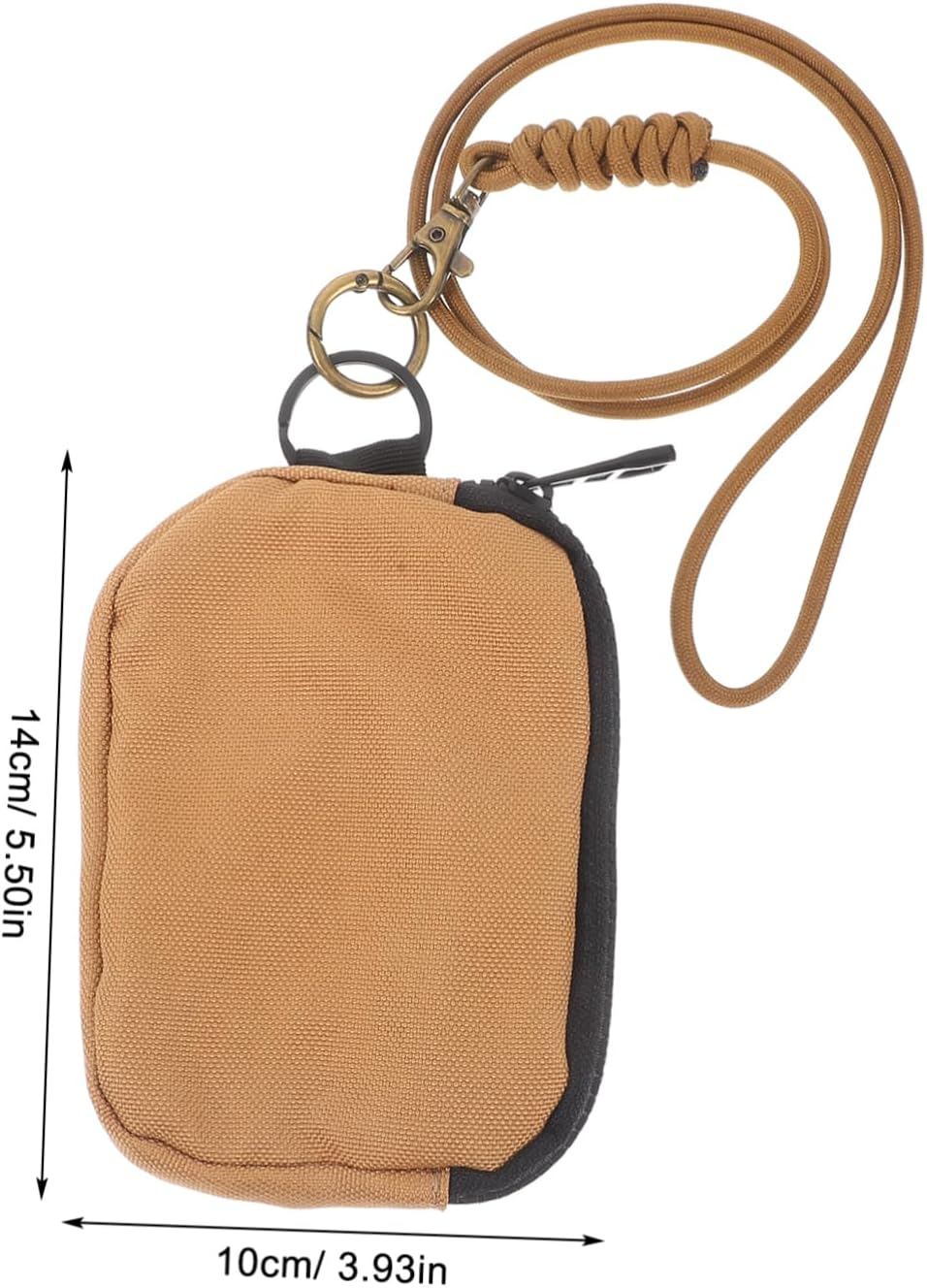 FUNOMOCYA Travel Organizer Bag Lanyard Storage for Earphones Keys Cards Coins Daily Use Essential image number 6