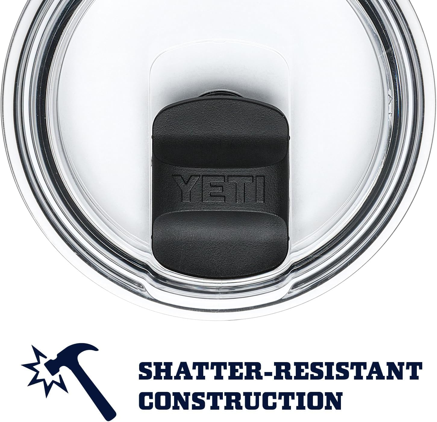 YETI Rambler 10 Oz Stackable Mug, Vacuum Insulated, Stainless Steel with Magslider Lid, Big Sky Blue image number 4