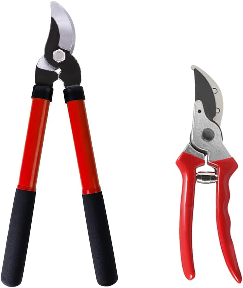 Heavy Duty Tree Pruning Shears Set, Used for Pruning Tree Branches with Labor-Saving and Durable Garden Shears, Used for Pruning Horticultural Plants, Flowers, and Trees image number 1