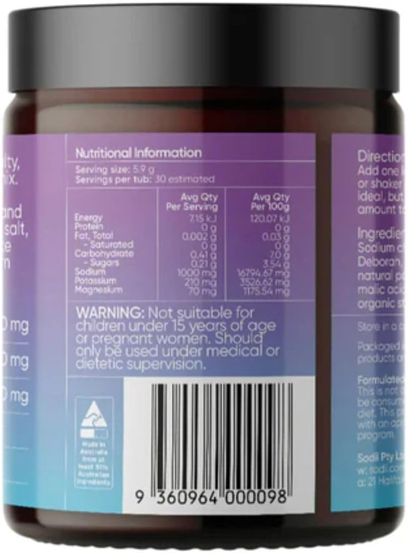Sodii Everyday Hydration Salts Salty Passionfruit 185Gm image number 3