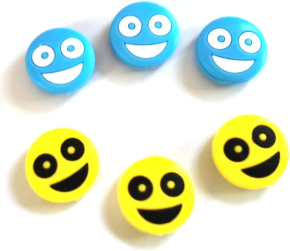 Gloperti Tennis Vibration Dampener-Set of 12-Shock Absorber for Tennis Strings,Premium-Durable & Long-Lasting Different Design on Both Sides image number 1