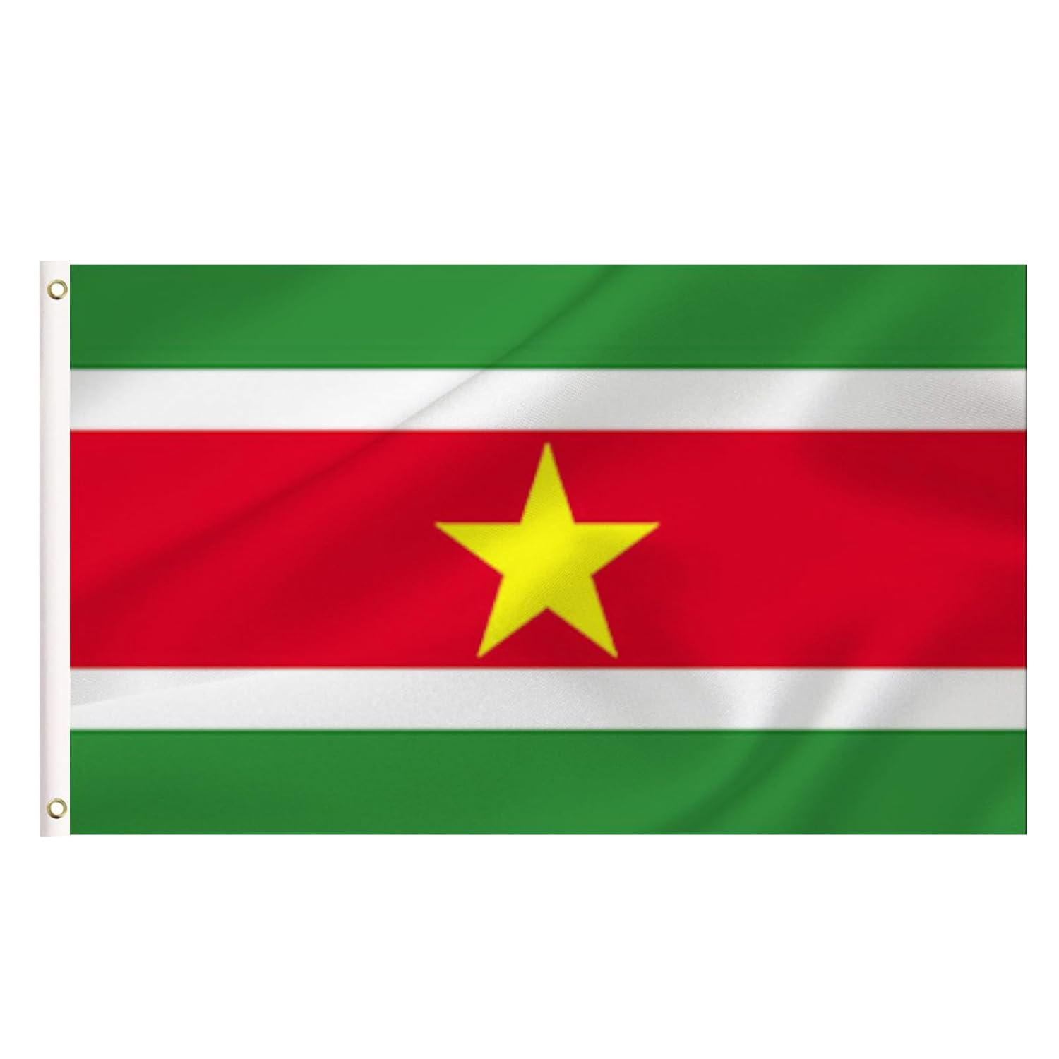 LARGE Surinamese Flag, 3X5Ft Suriname Flags Banner for Indoor Outdoor Decoration of Canada Yards.Parade or Express Mood image number 1