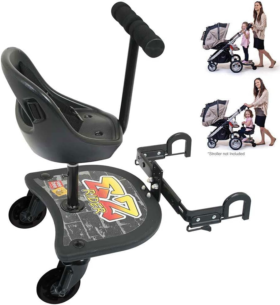 Veebee EZ Rider Stroller Board Connector, Black