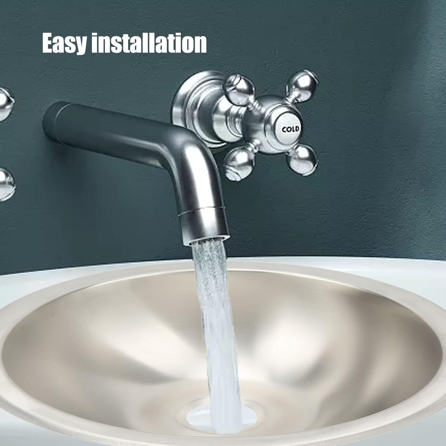 Round Boat Sink Small Rv Sink Sink Smoothing Stainless Steel Spoelbak for Boat Waste Water & Sanitation image number 6