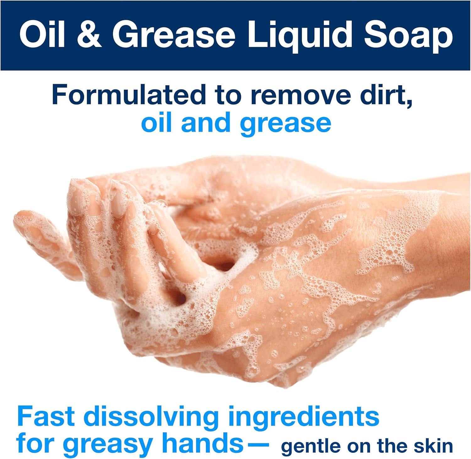 Tork Oil and Grease Liquid Soap S1, Dermatologically Tested, 1 X 1000Ml, 420401 image number 1