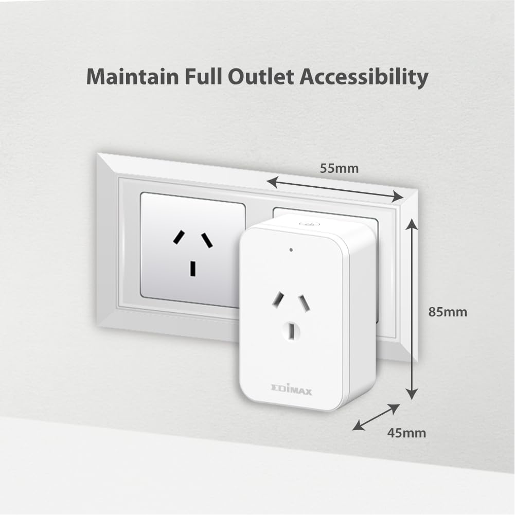 EDIMAX SP-2101W V4 - Smart Plug Switch with Power Meter Intelligent Home Power Management Compatible with SMA Sunny Home Manager 2.0 image number 2