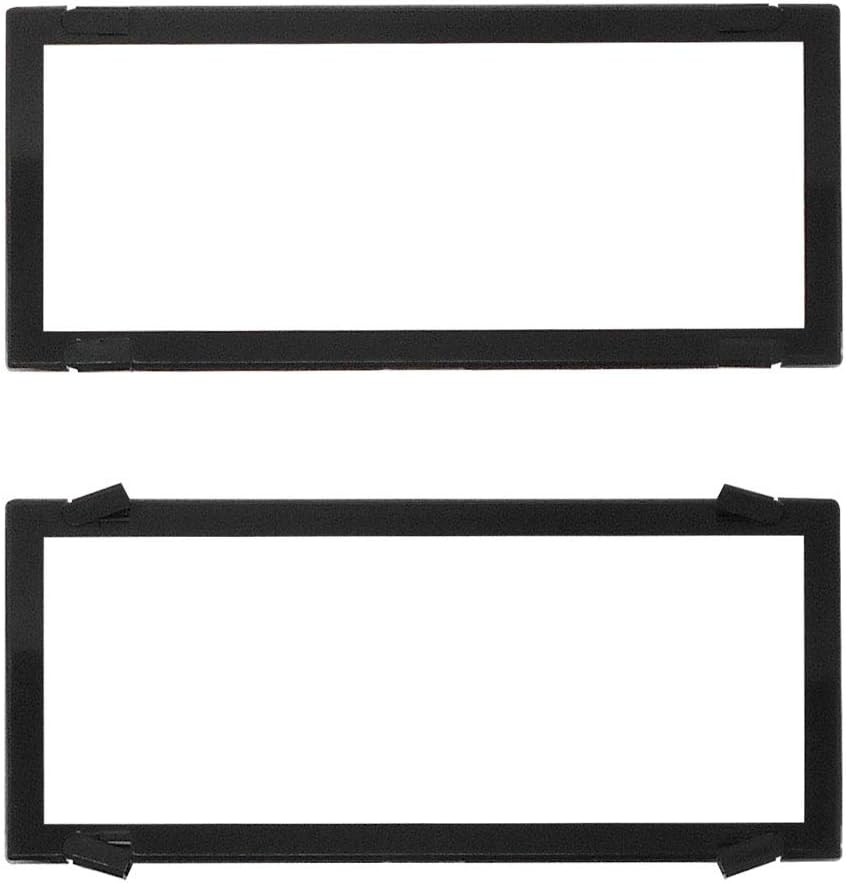 Number Plate Covers 5 Figure Standard Clear One Pair 5NL NSW ACT SA WA NT