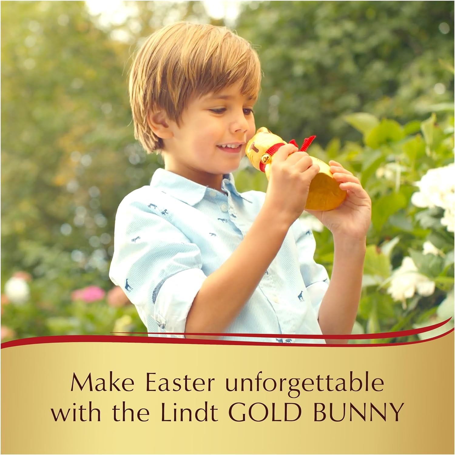 LINDT GOLD BUNNY & EGG MILK 240G image number 5