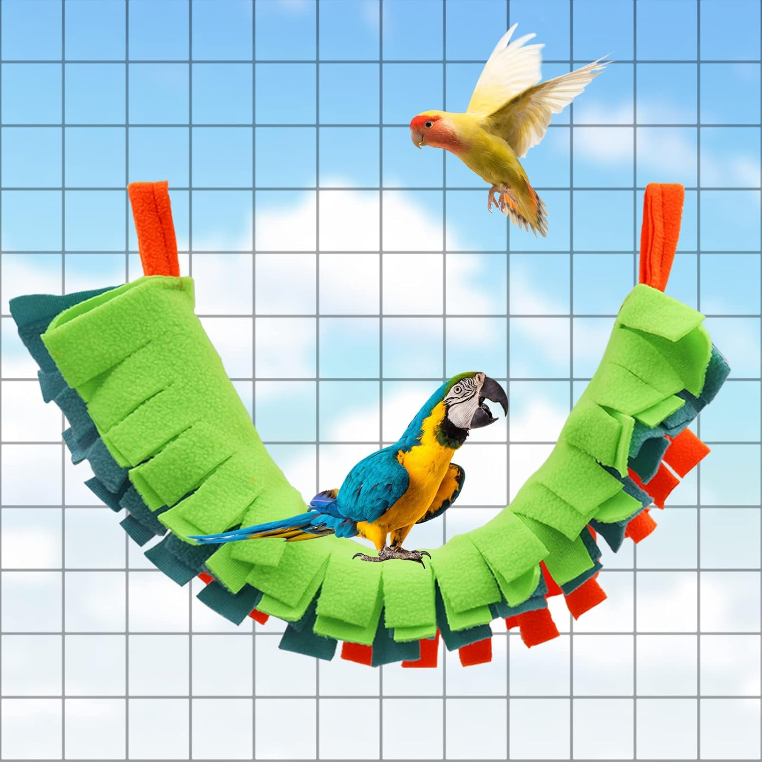 2 Pack Sugar Glider Climbing Toys, Sugar Glider Swing Toys, Sugar Glider Hamster Heavy Pet Toys, Cage Accessories for Small Pets like Sugar Glider Hamster Squirrel Chinchilla Parrots image number 2