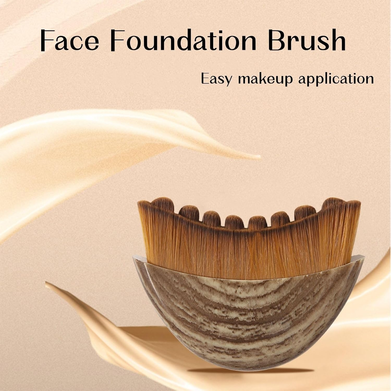 Poemtian Dry Face Brush for Lymphatic Drainage, Contouring & Facial Sculpting, Facial Sculpting Skin Care Tool for Face, Neck & Jawline image number 2