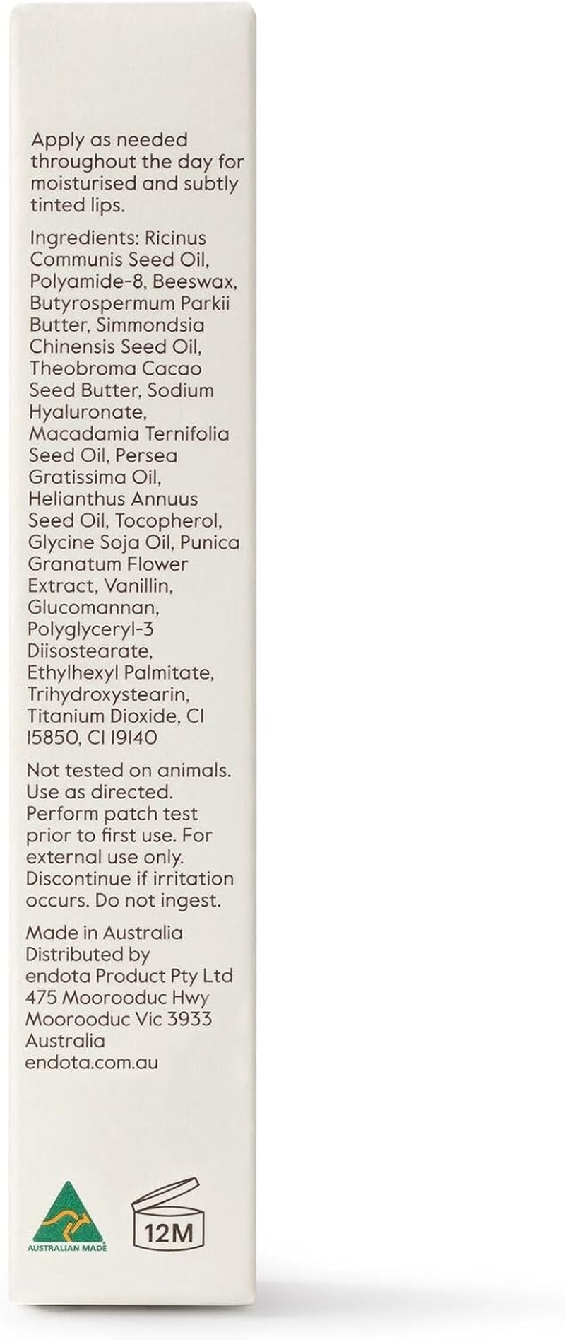 Endota Tinted Hyaluronic Lip Treatment