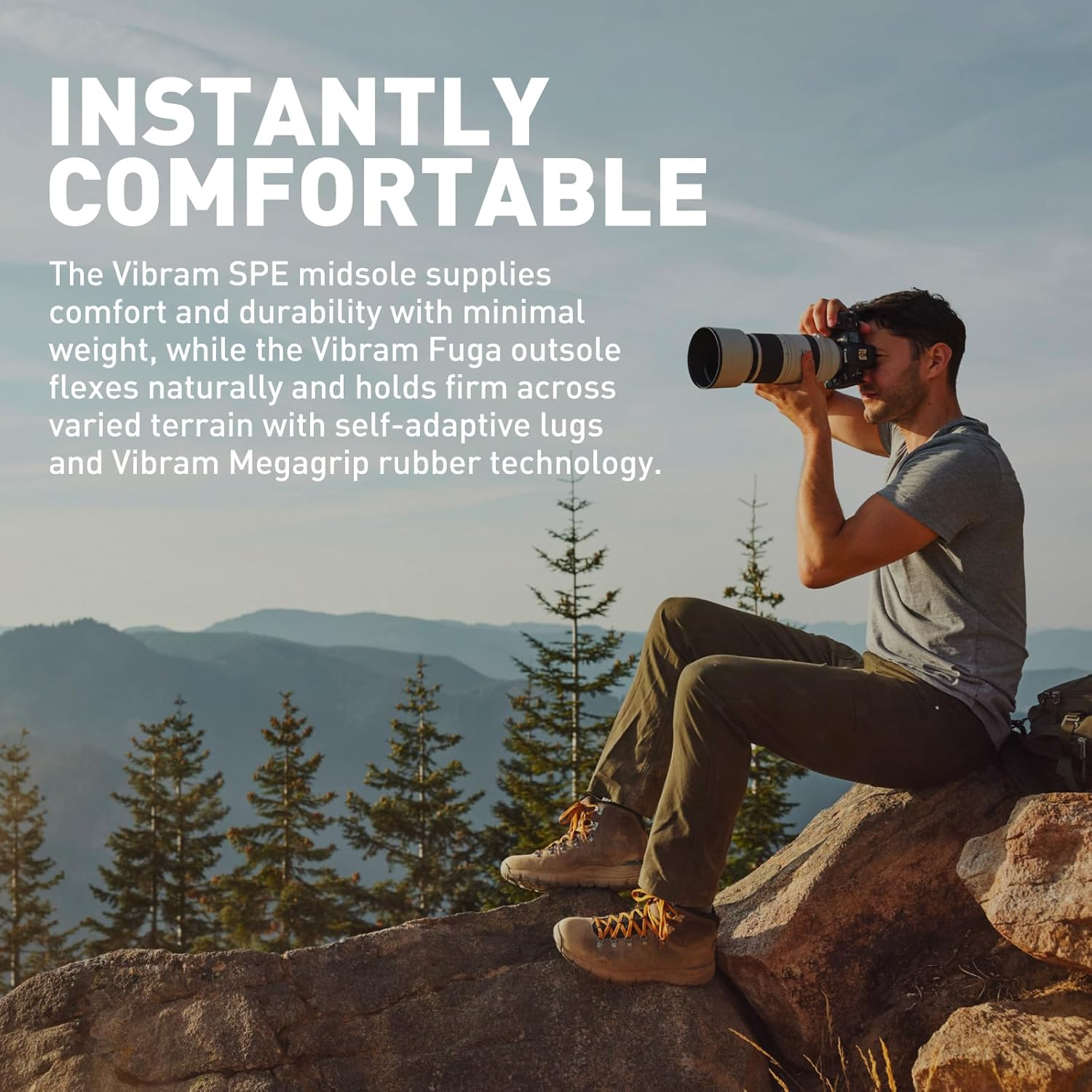 Danner Mountain 600 Waterproof Hiking Boots for Men - Lightweight, Durable Upper, Breathable Lining, Triple-Density Footbed & Vibram Traction Outsole, Java/Bossa Nova - 11.5 D image number 1