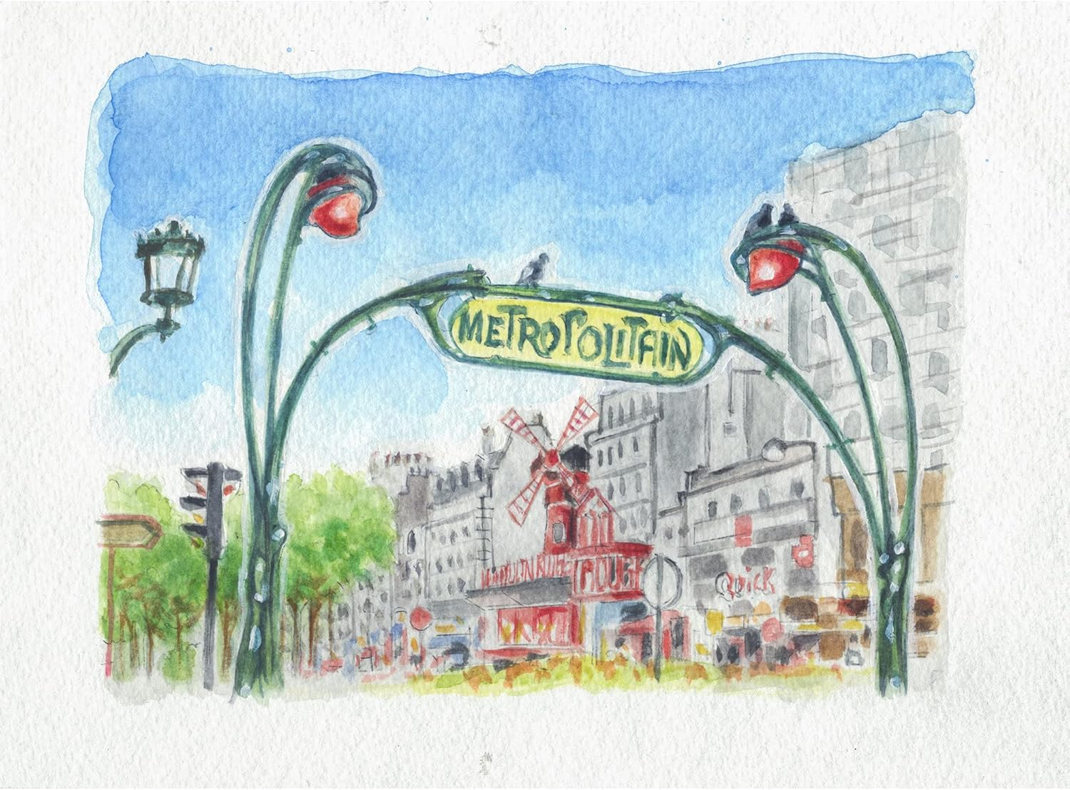 Clairefontaine Etival Watercolour Learning Pad, Cityscapes, 10 X 15 Cm image number 2