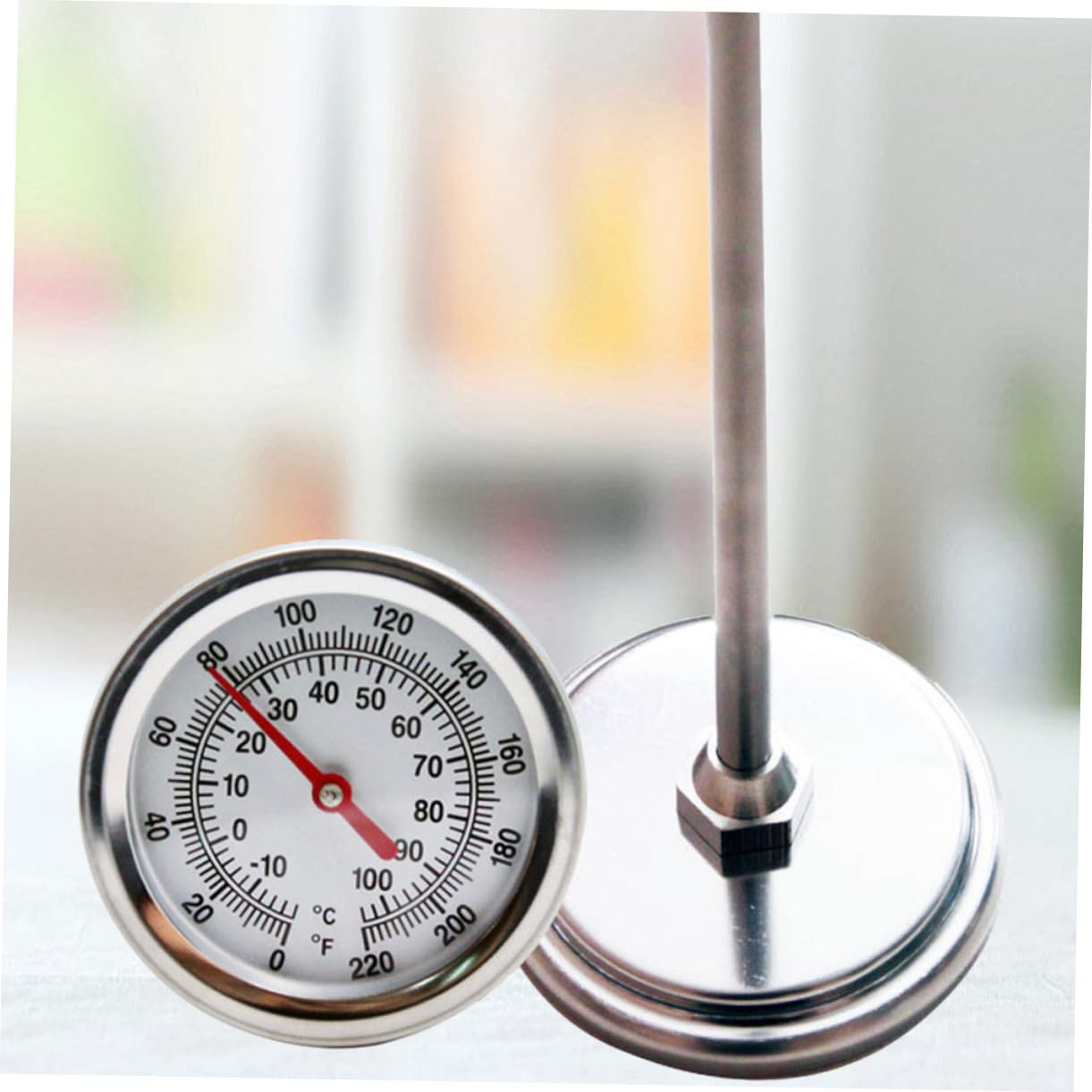 HANABASS Premium Stainless Steel Soil Thermometer with Long Probe Accurate Compost Temperature Detector for Indoor and Outdoor Gardening Dual Celsius and Fahrenheit Measurement image number 6