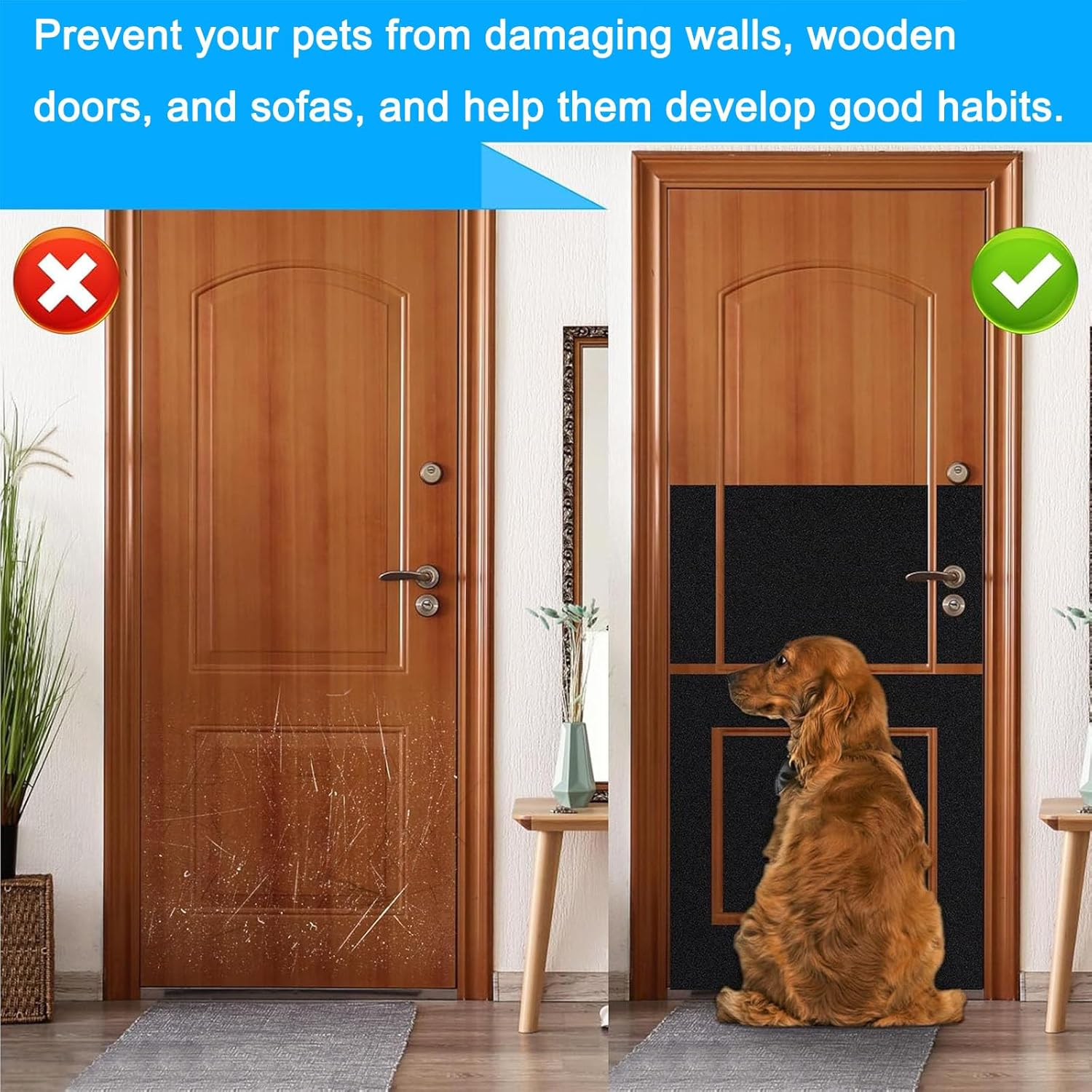 5-Pack Dog Nail Scratch Board Refills - Sandpaper Replacement Pads for Pet Nail Trimming & Claw Care (Fits Cats & Dogs) image number 5