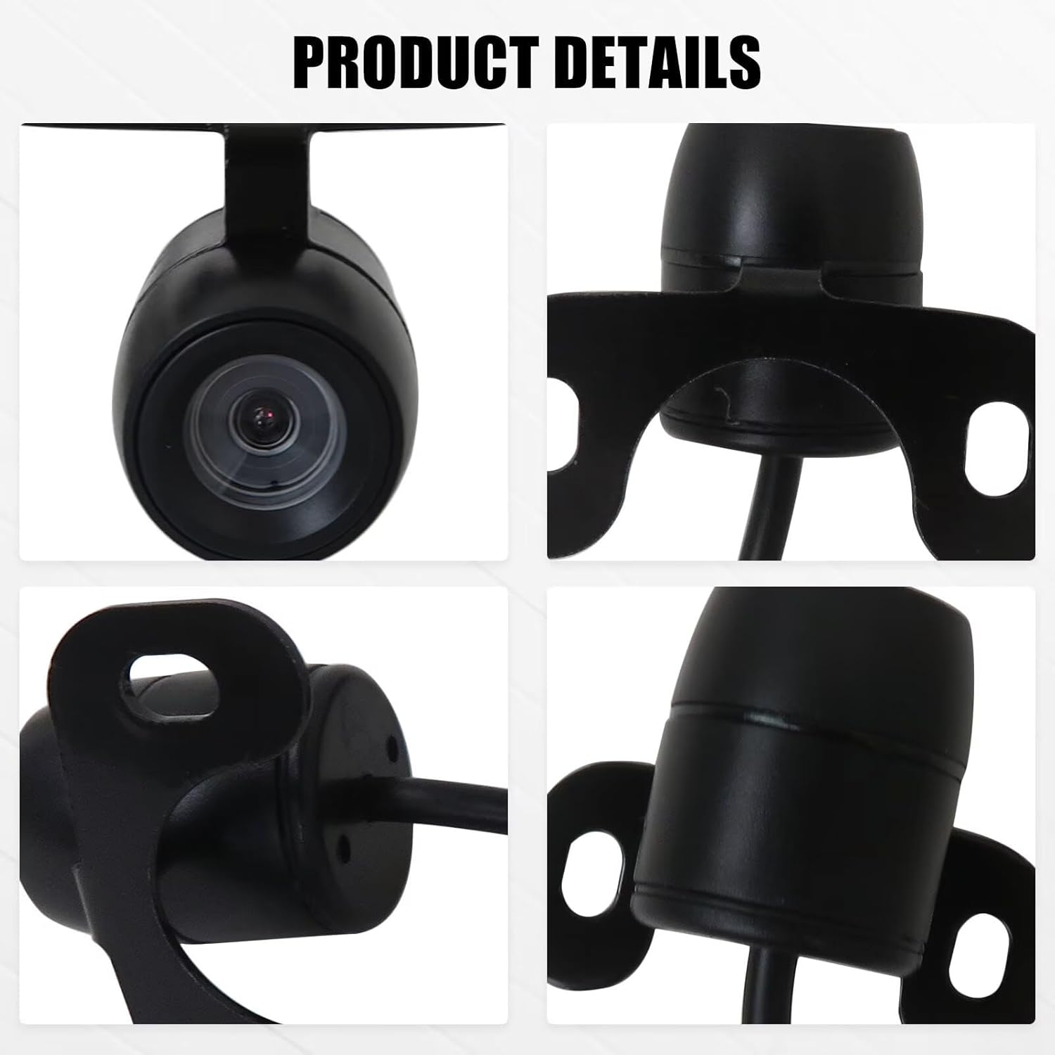 Universal Rearview Backup Camera with Die Cast Metal Housing and Metal Anti-Theft Bracket, 170 Degree Wide Viewing Angle image number 5