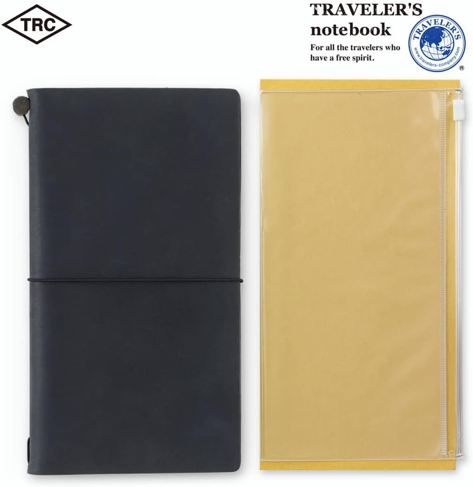 Midori Traveler'S Notebook Refill #8 Clear Zipper Pocker